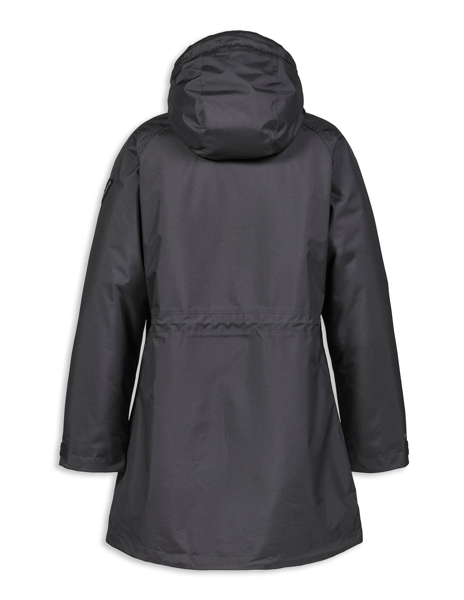 Back Black Musto Ladies Corsica Long Primaloft® Jacket 