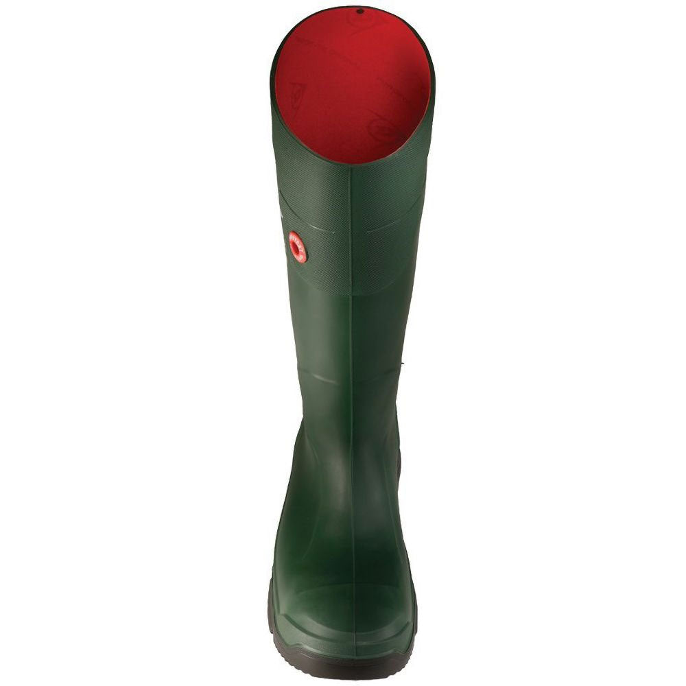 Red lining Dunlop FieldPro Full Safety Wellingtons 