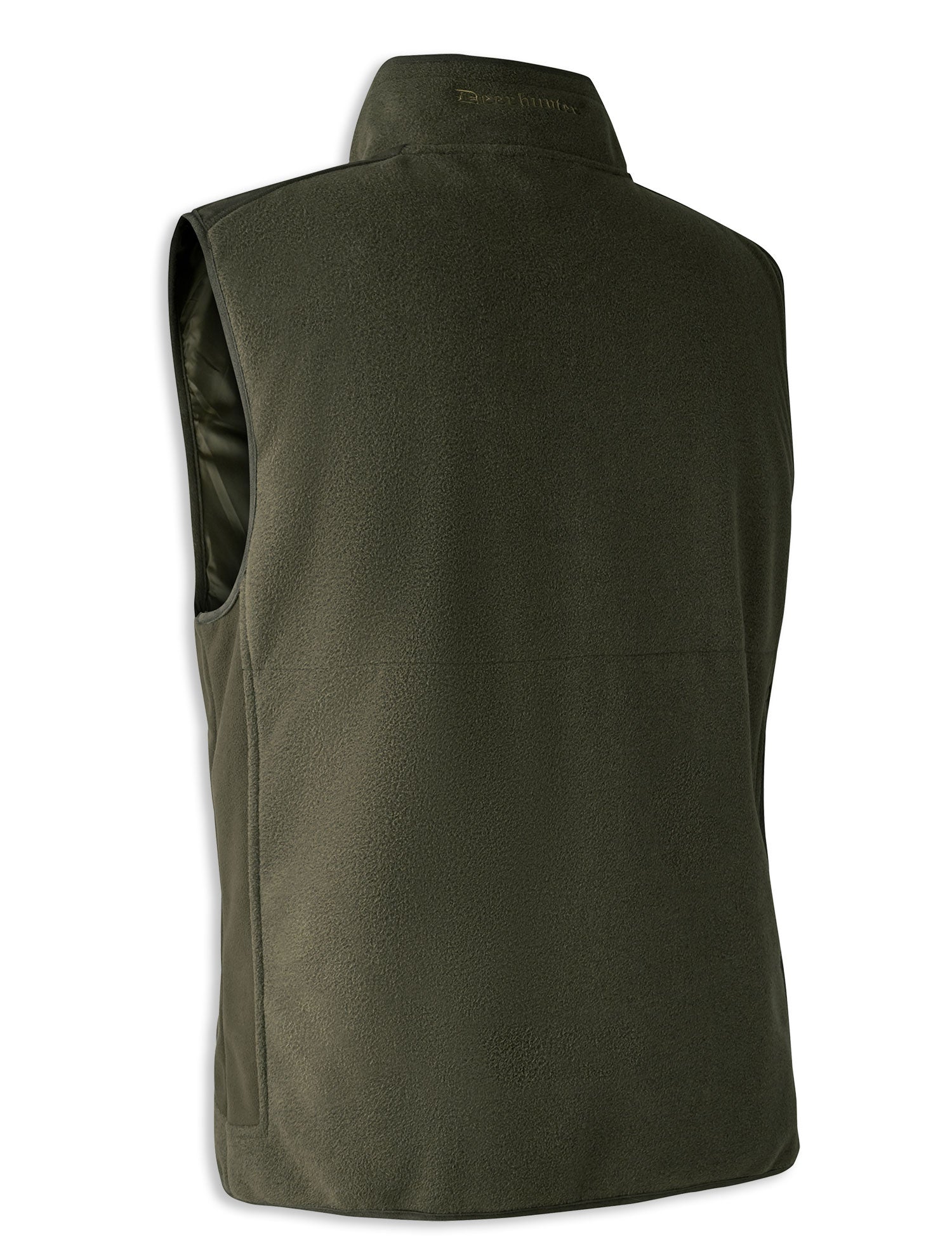 Back view Waterproof Graphite Green Deerhunter Gamekeeper Bonded Fleece Waistcoat