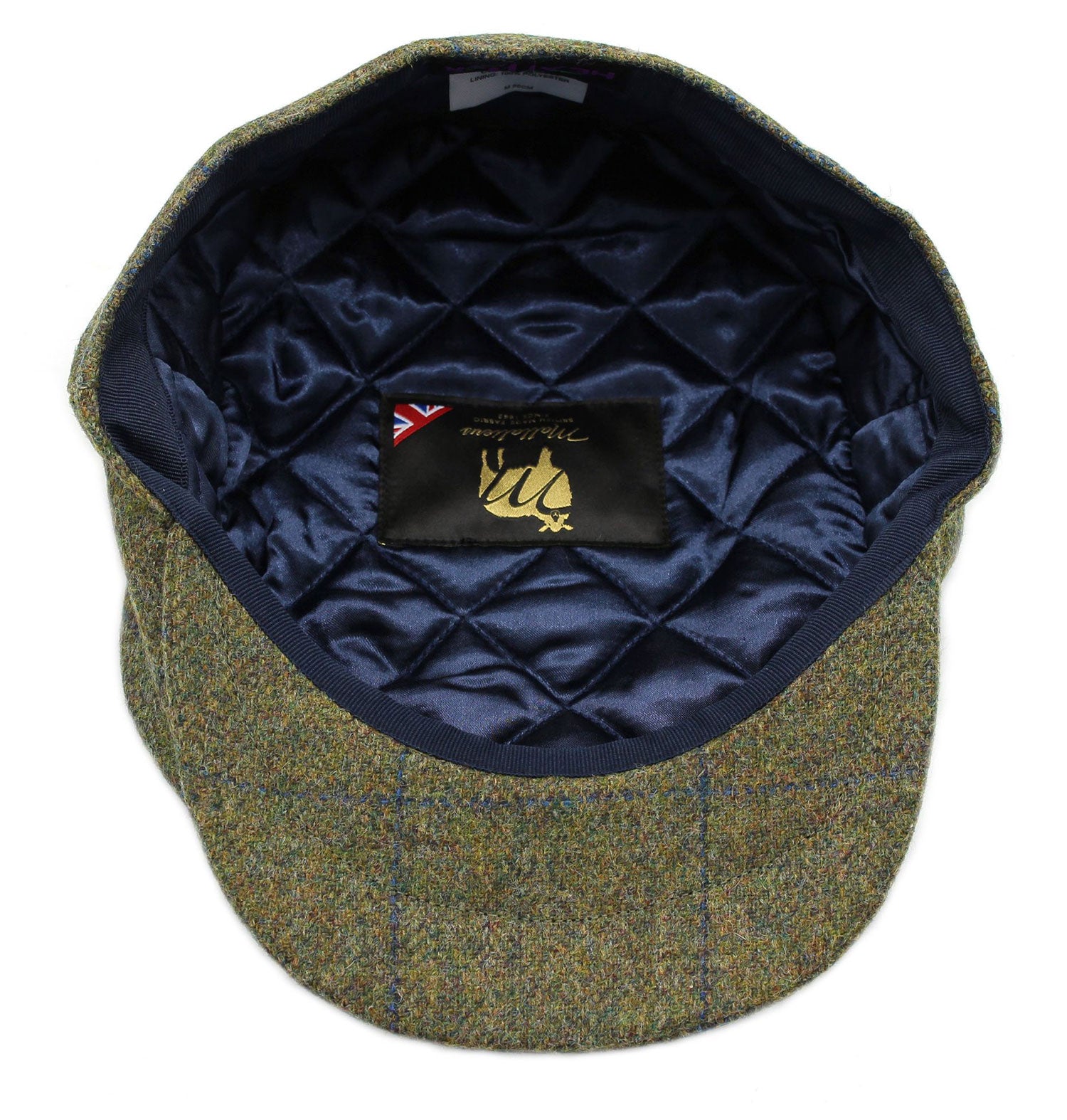 Heather Maxwell Tweed Bond Cap | Navy Overcheck