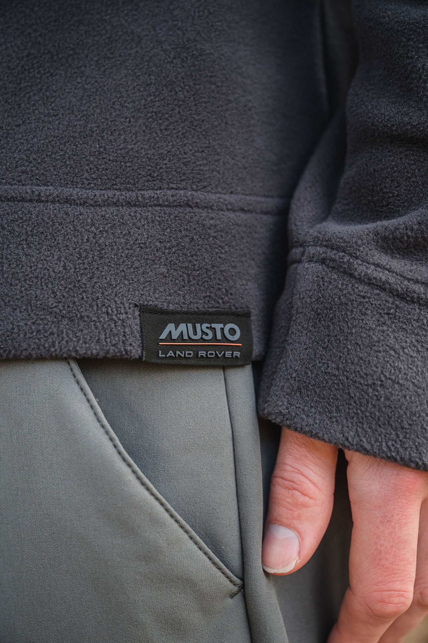 Musto Land Rover Polartec Half-Zip Micro Fleece