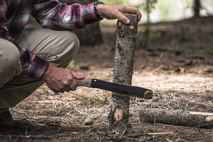 Buck wood chopping knife