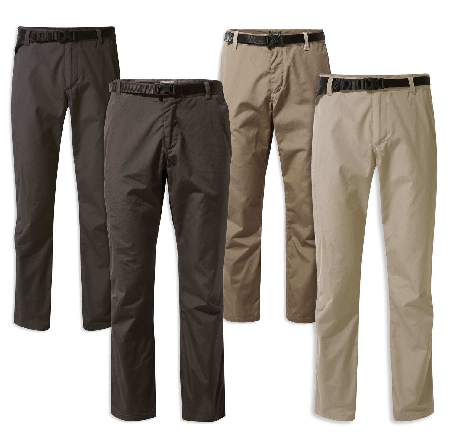 Craghoppers Boulder Trousers in Bark, Pebble, Black Pepper, Rubble