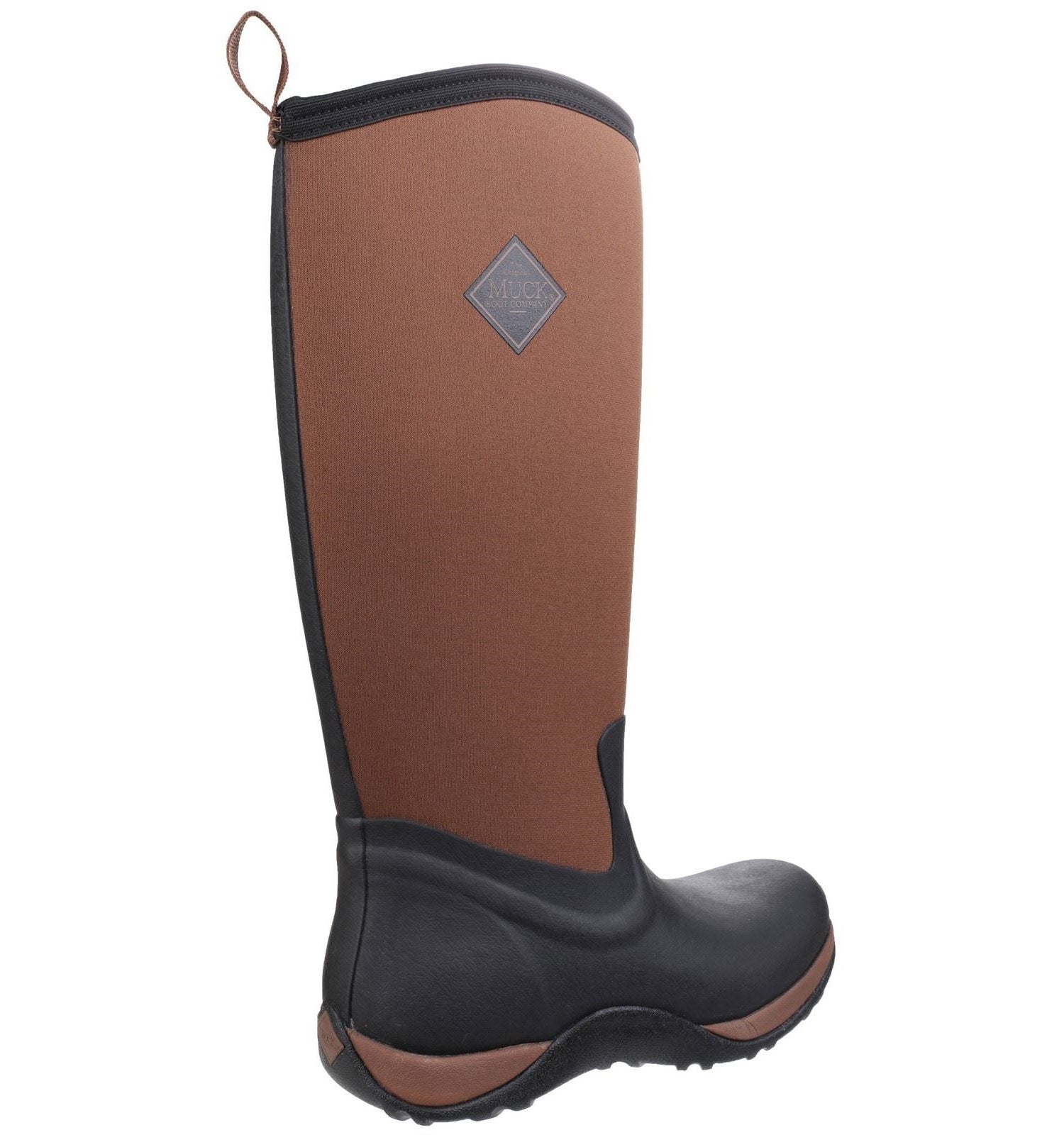 Muck Boots Womens Arctic Adventure Tall Boots in Black Tan 