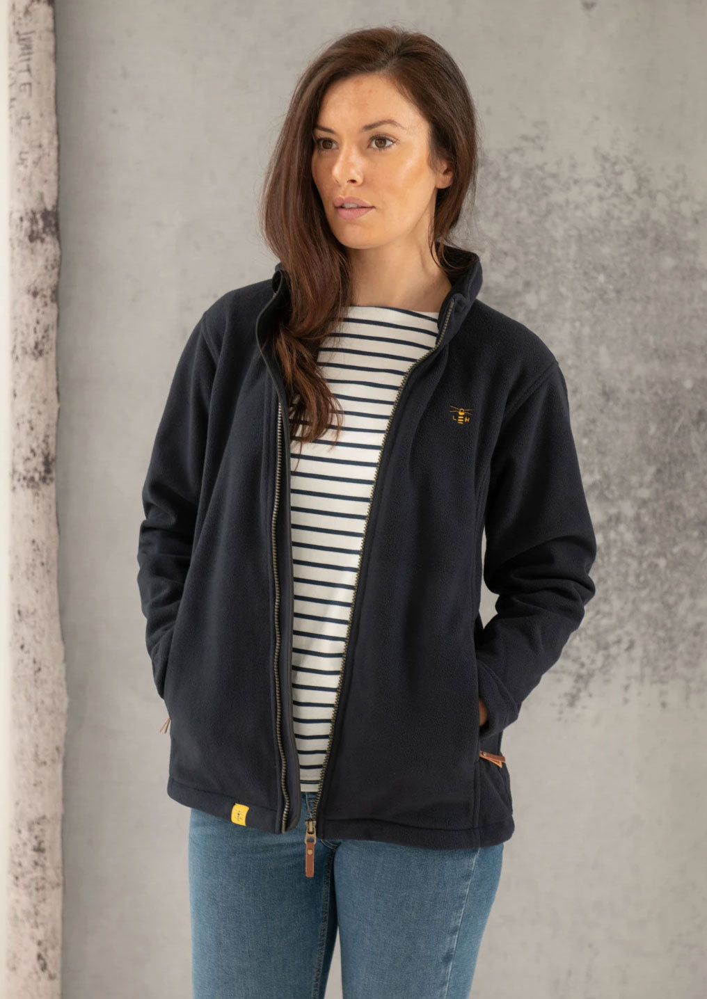 Lighthouse Ashby Waterproof Fleece in Navy 