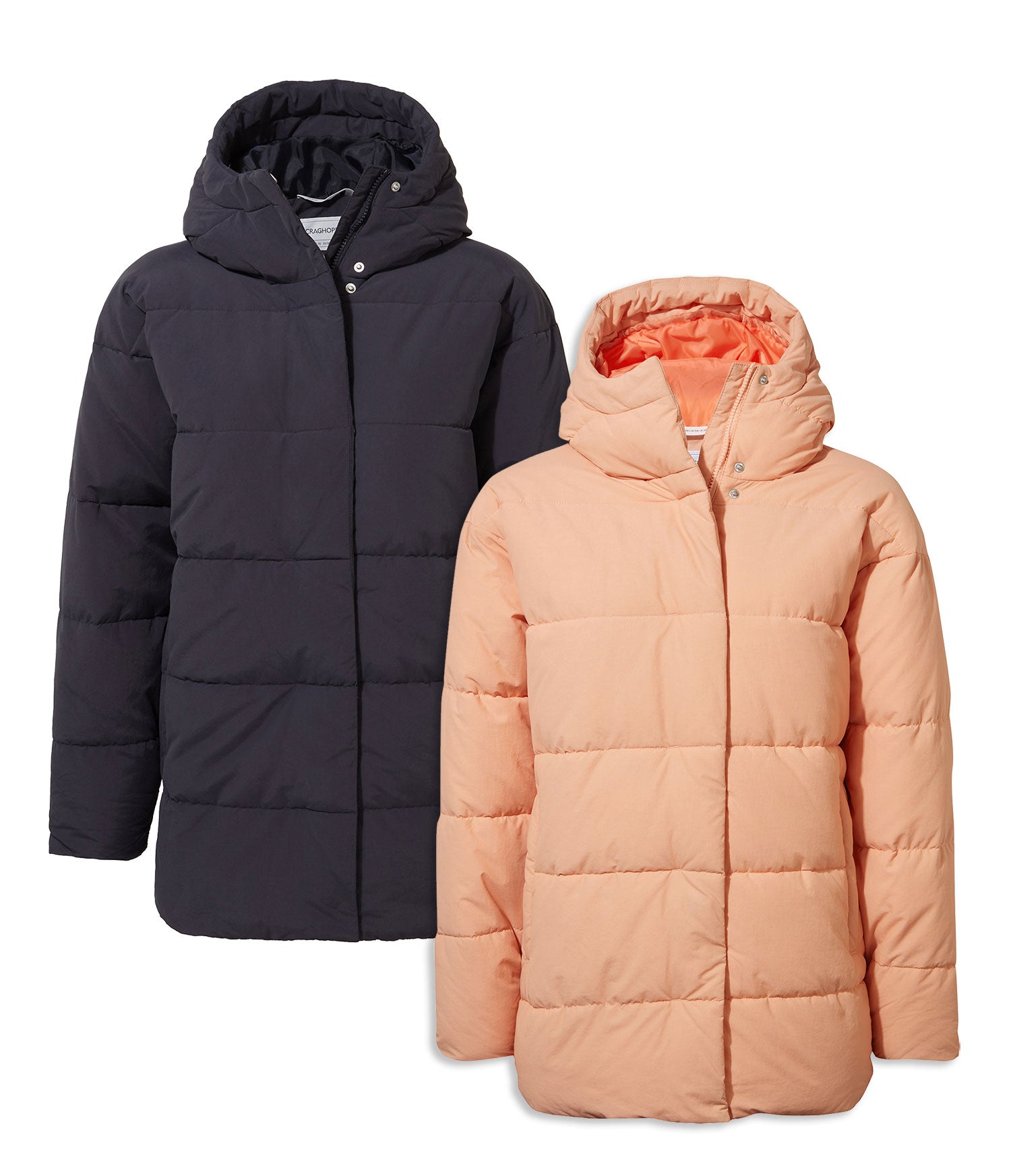 Craghoppers Eriboll Padded Jacket | Dark Navy Blush Pink