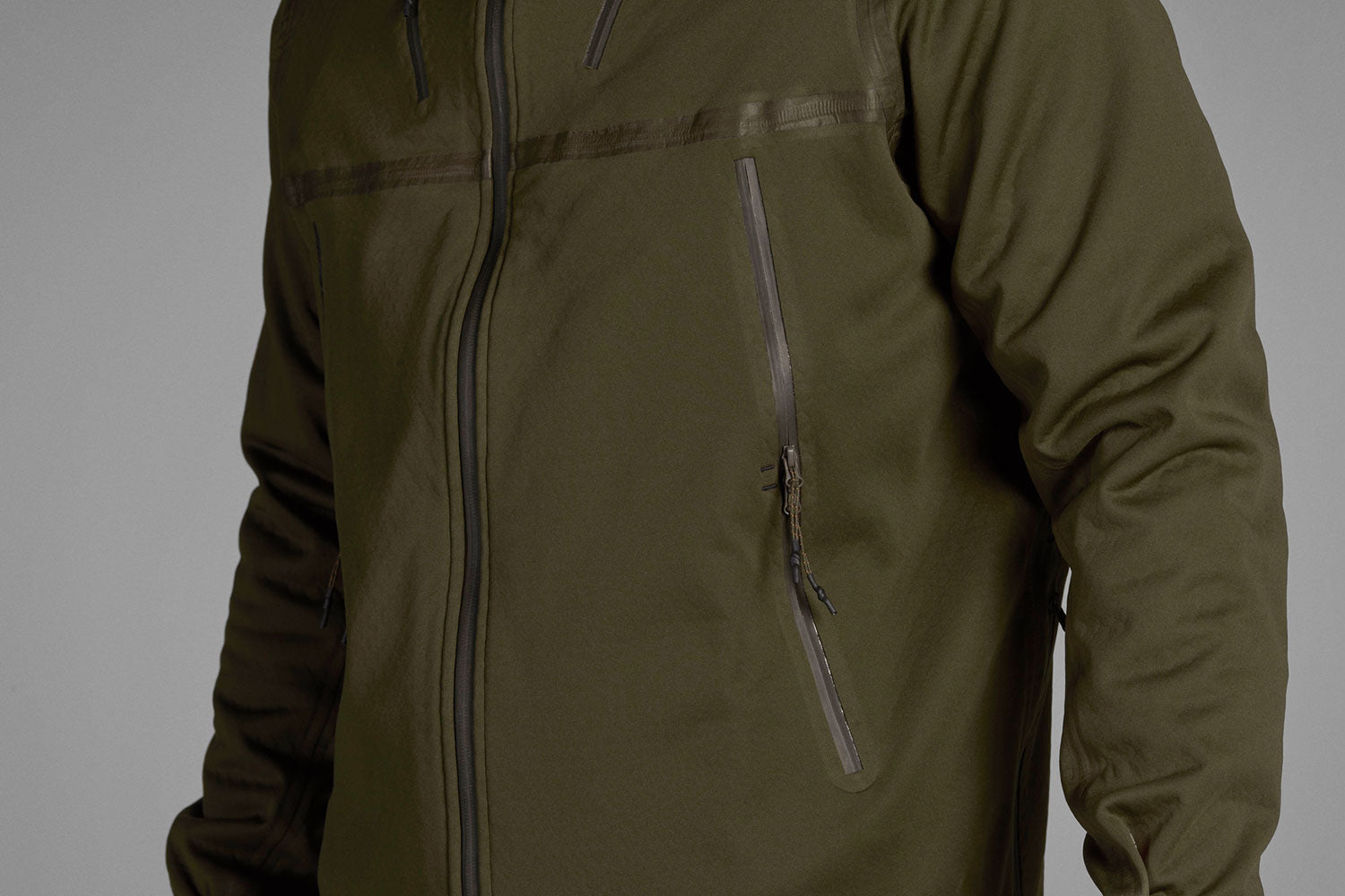 Waterproof Zip s Seeland Hawker Advance Jacket | Pine Green