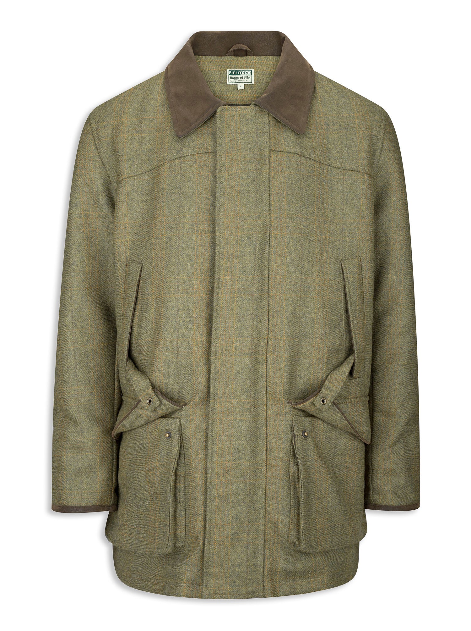 Hoggs of Fife Kinloch Technical Tweed Field Coat | Autumn Bracken 