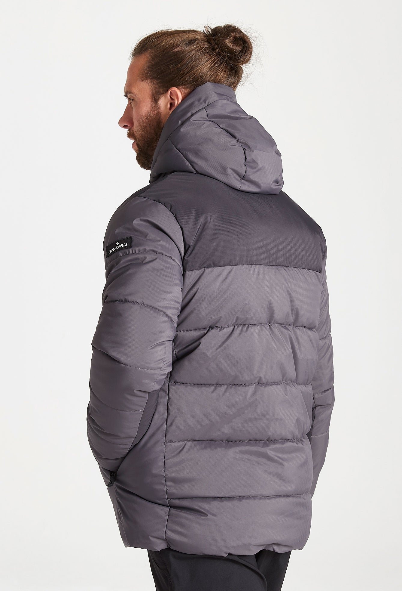 Grey and black Craghoppers Findhorn Quilted Jacket