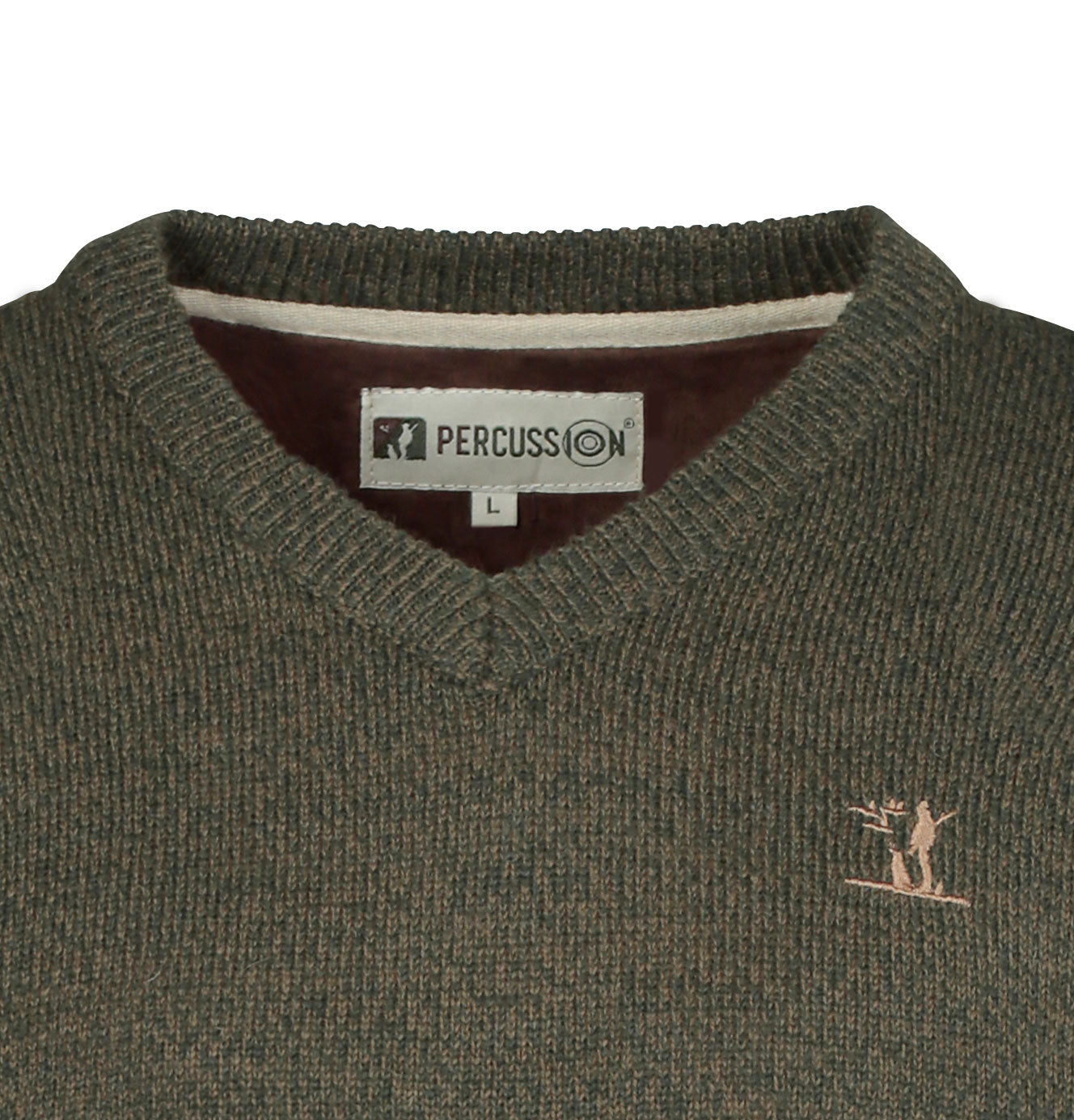 Vee neck detail Percussion Sweater