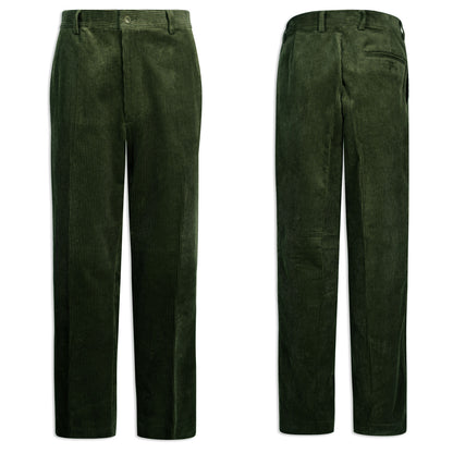 Olive Green Hoggs of Fife Heavyweight Cord Trousers