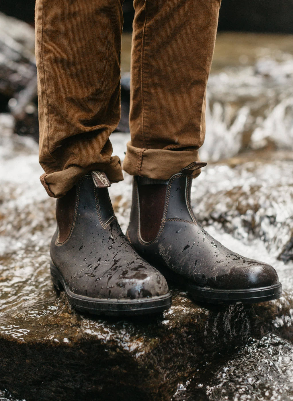 Brown Original 500 Series Leather Boots by Blundstone 