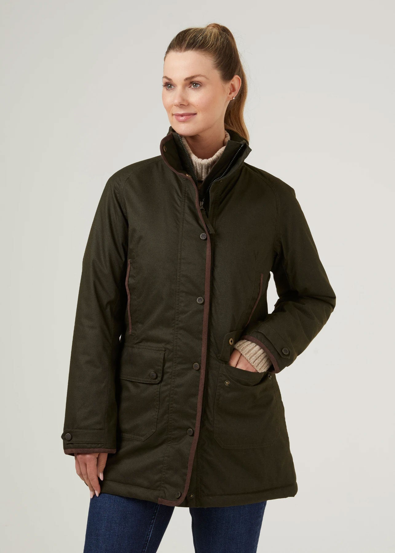 Fernley Ladies Waterproof Coat by Alan Paine 