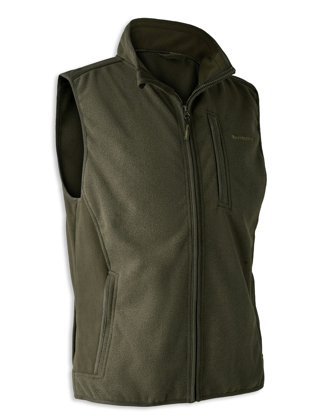 Waterproof Graphite Green Deerhunter Gamekeeper Bonded Fleece Waistcoat