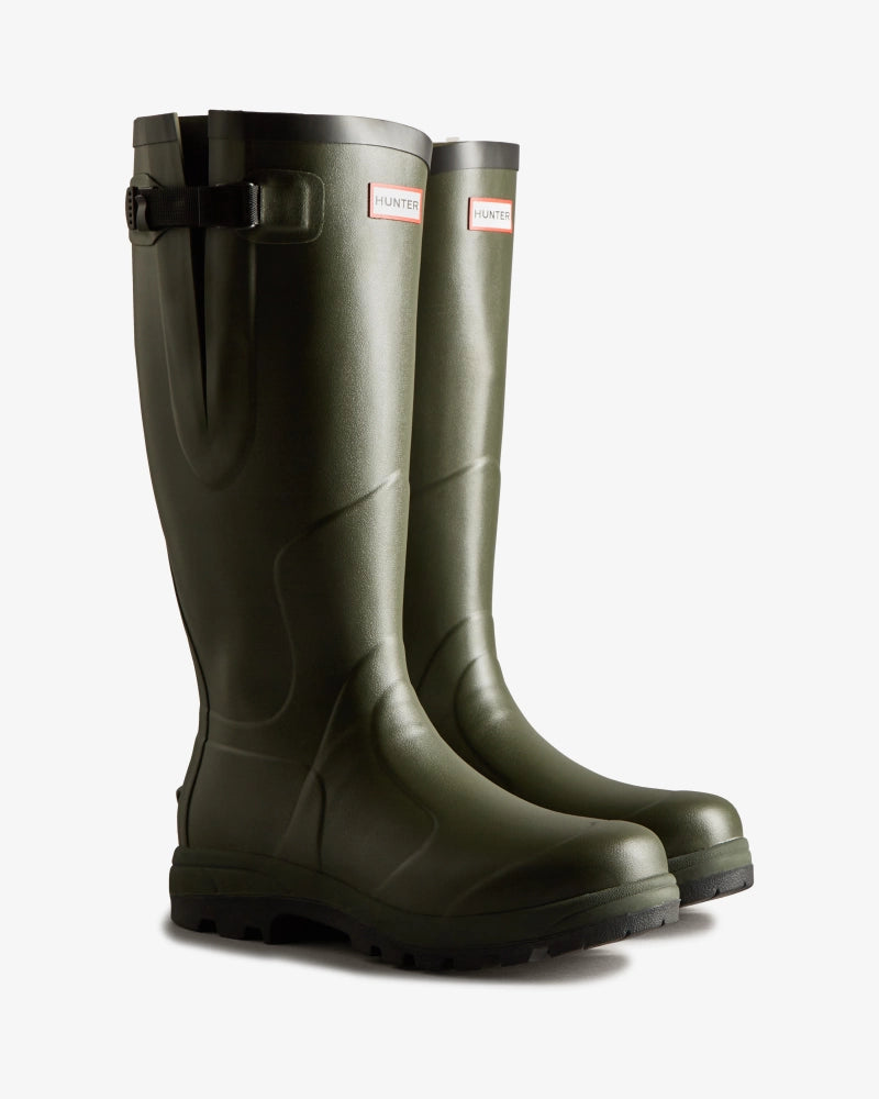 Hunter Balmoral Side Adjustable Classic Unisex Wellington in Green