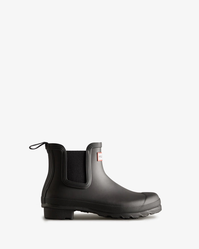 Hunter Womens Original Chelsea Boot in Black