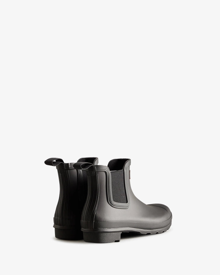 Hunter Womens Original Chelsea Boot in Black