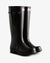 Hunter Mens Tall Side Adjustable Wellington Boots in Black #colour_black