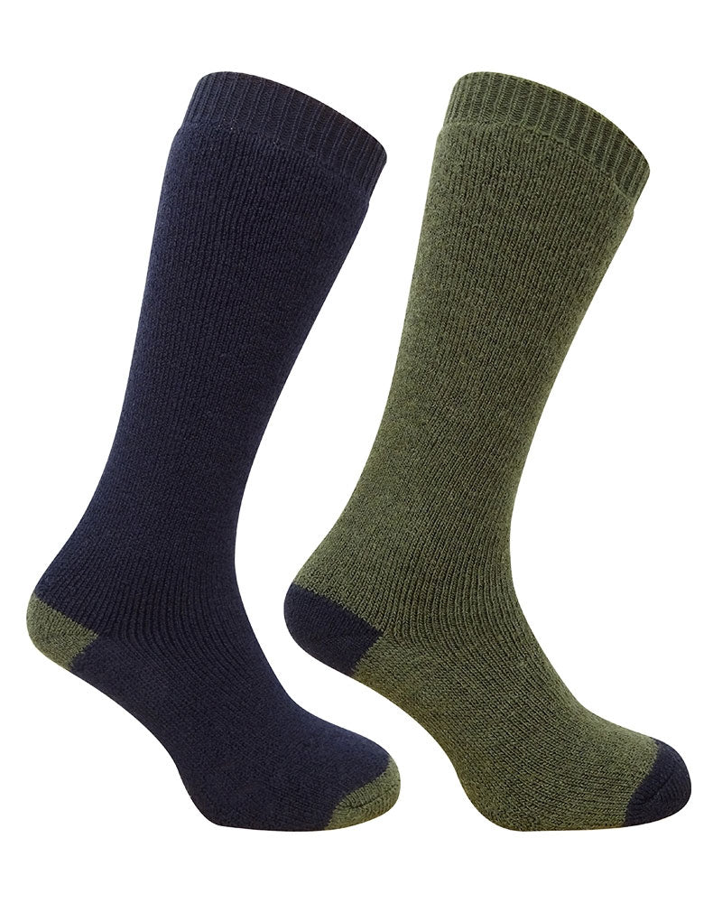 Merino Wool Hiking Trekking Socks by DANISH ENDURANCE for Men and Women 1  pair Green - FOREST GREEN US 5-8 : : Clothing & Accessories