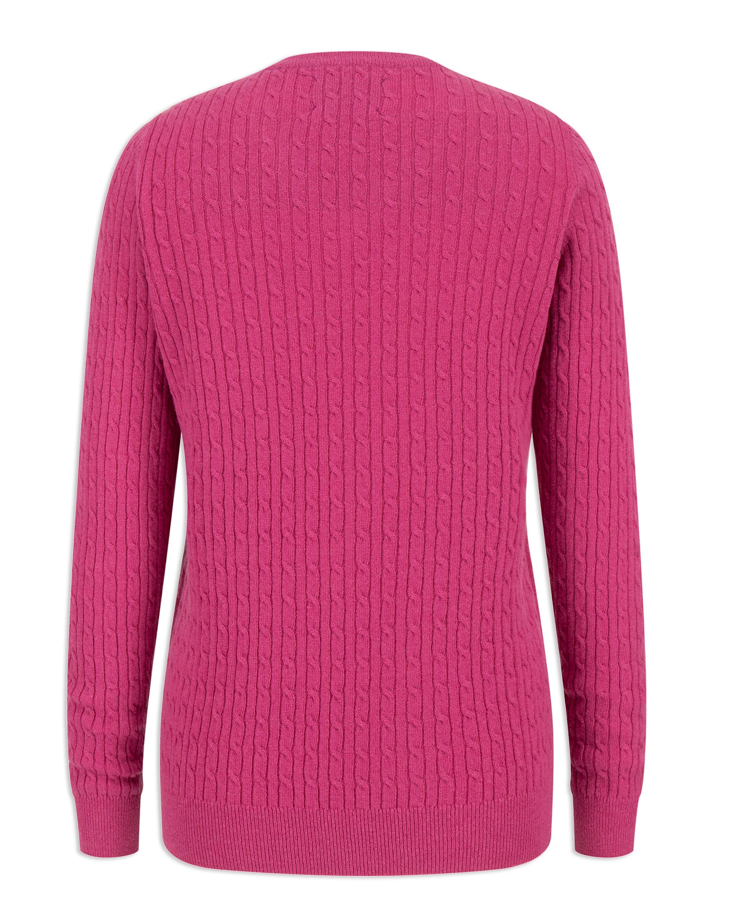 Cerise Hoggs Lambswool Vee Neck Pullover 