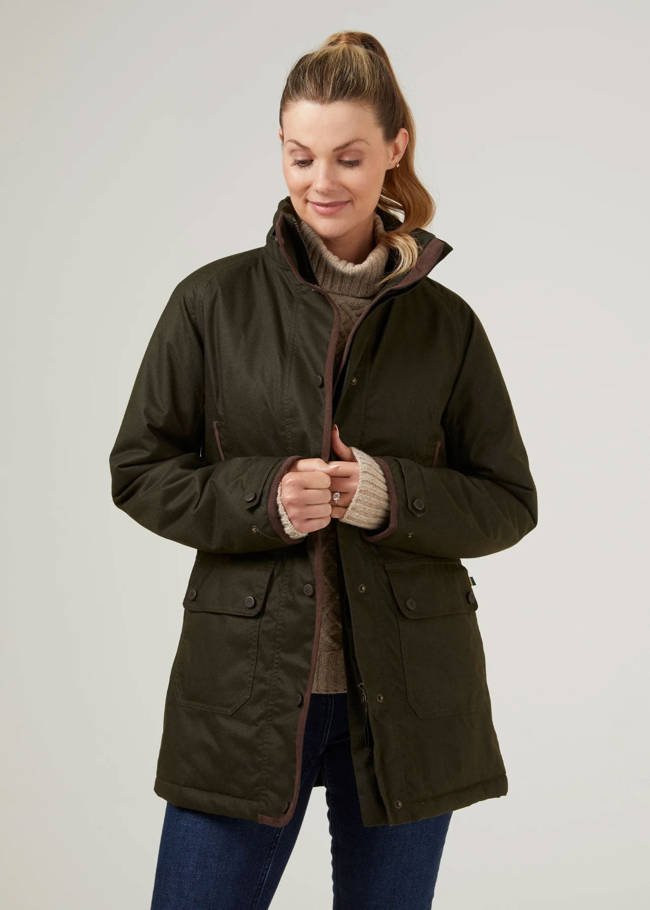 Fernley Ladies Waterproof Coat by Alan Paine 