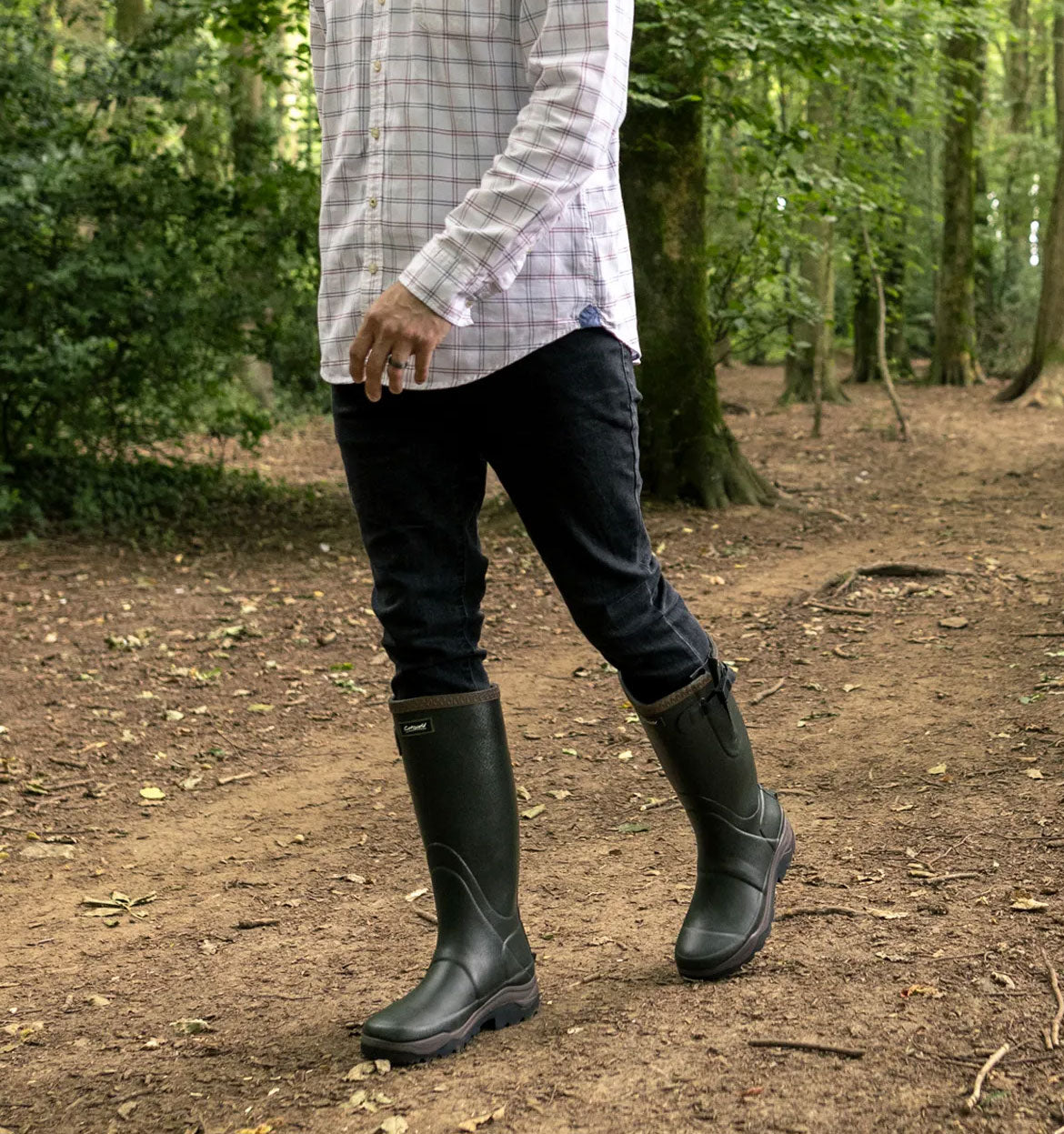 Cotswold Compass Rubber Neoprene Lined Wellington Boots 