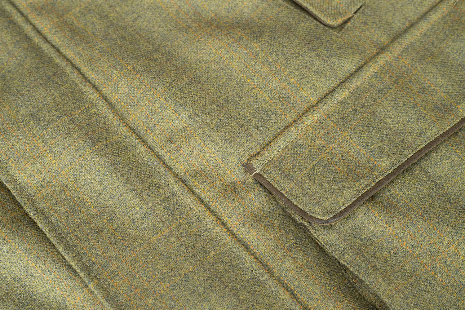 Hoggs of Fife Kinloch Technical Tweed Field Coat | Autumn Bracken 