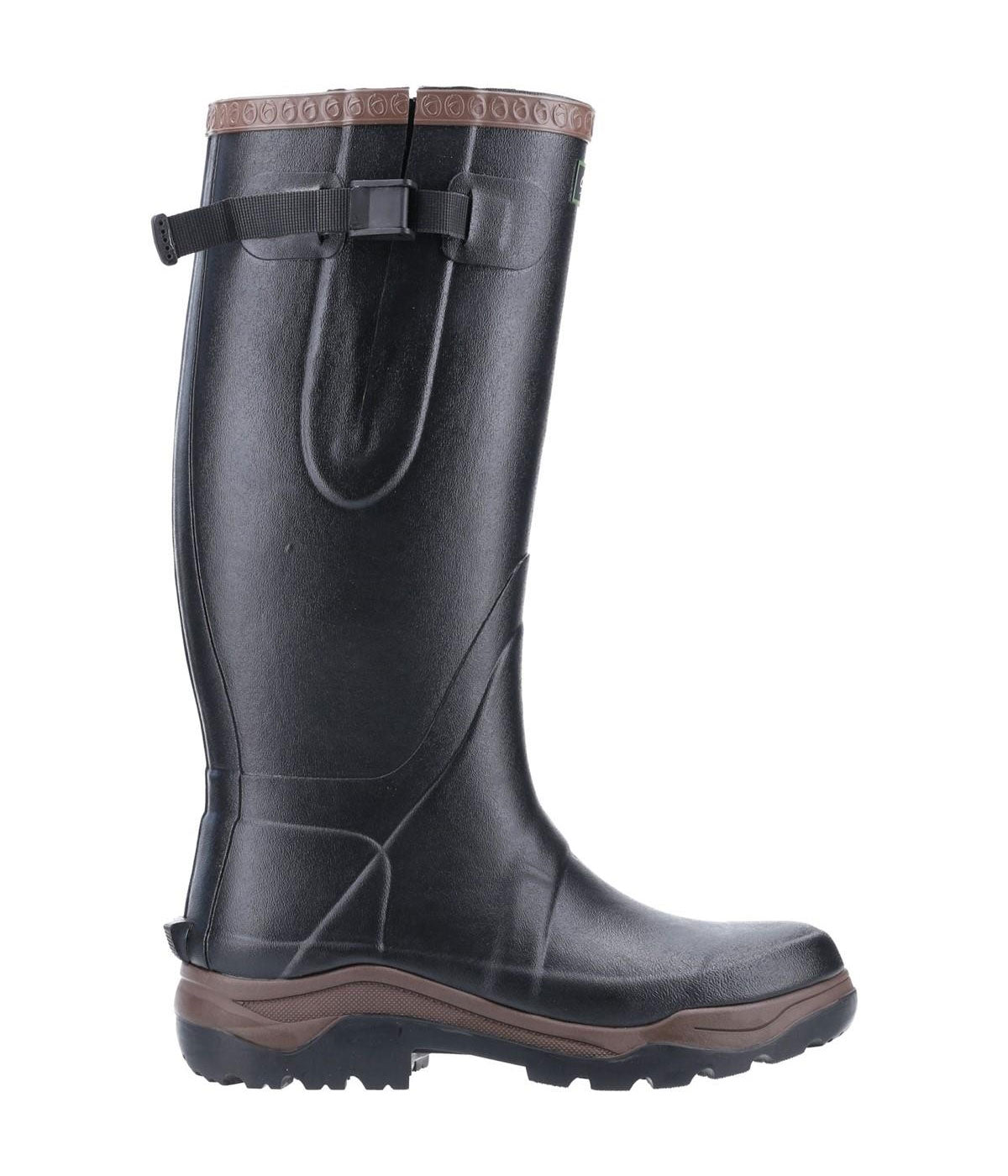 Black Cotswold Compass Rubber Neoprene Lined Wellington Boots 