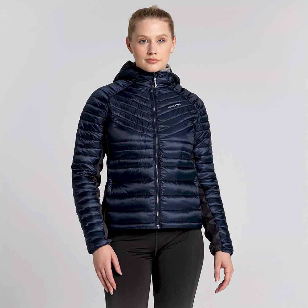 Craghoppers ExpoLite Ladies Hooded Insulated Jacket- Dark Navy