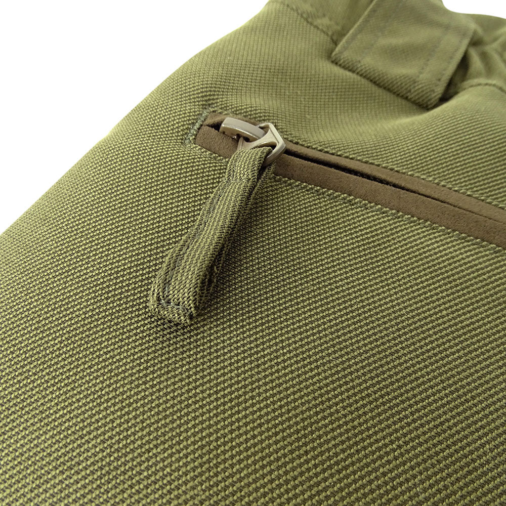 Zip pull Hoggs of Fife Kincraig Waterproof Field Trousers | Olive Green