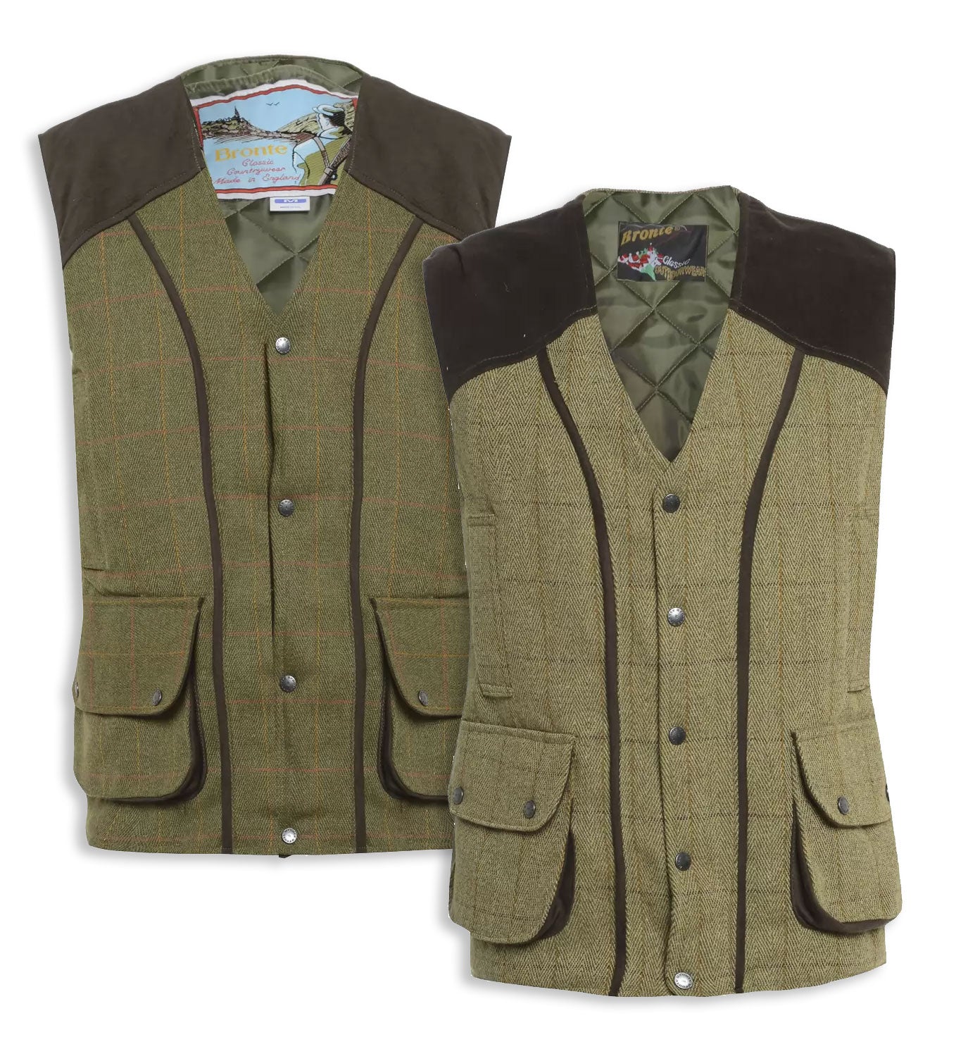 Bronte Derby Tweed Field Waistcoat 