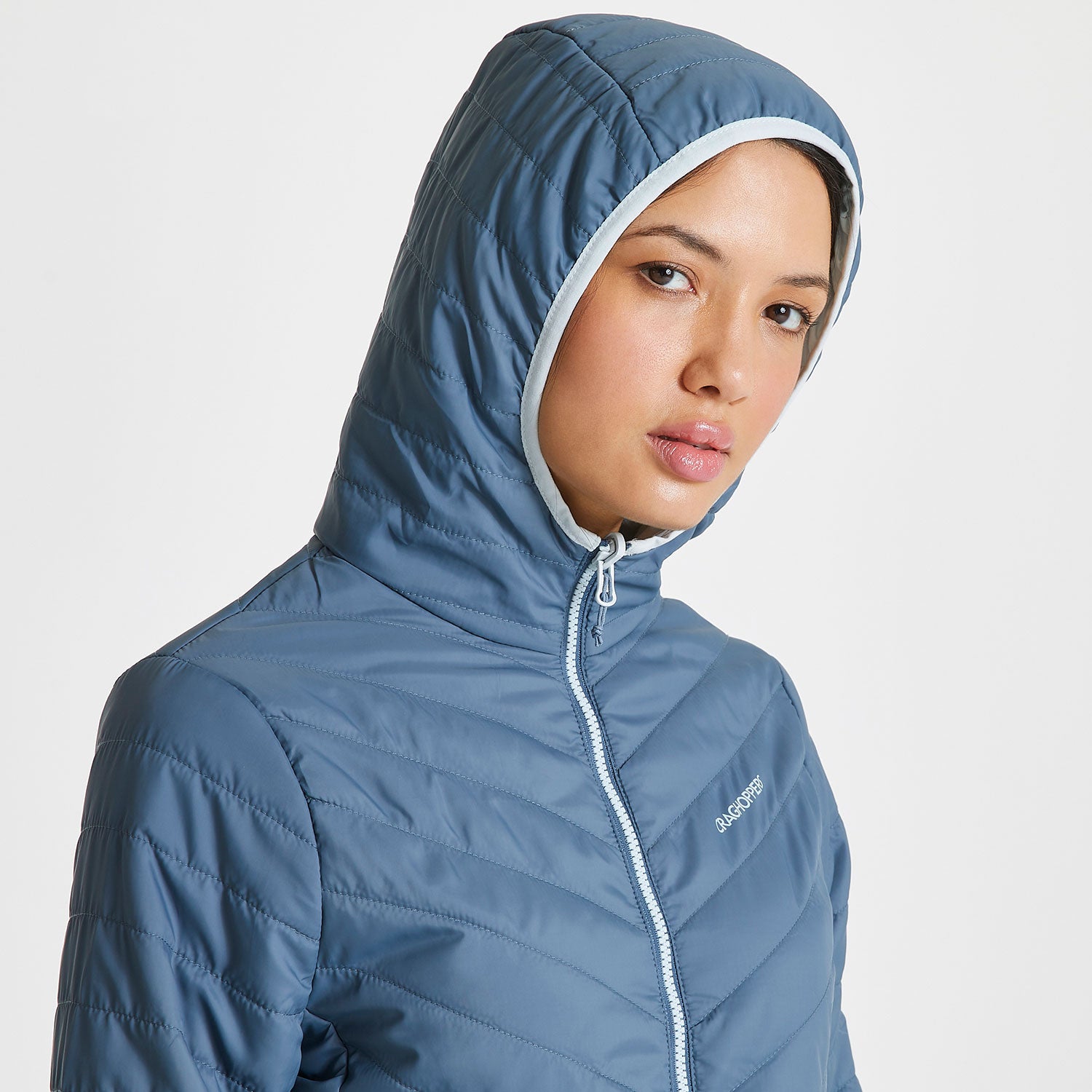 Prussian Blue / Aqua Mist Craghoppers Ladies Compresslite V Jacket