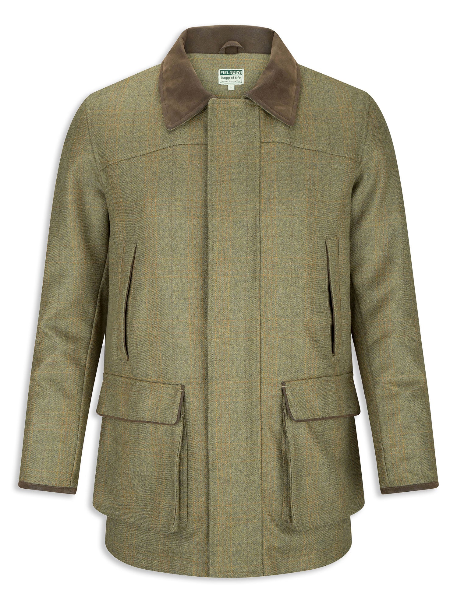 Hoggs of Fife Kinloch Technical Tweed Field Coat | Autumn Bracken 