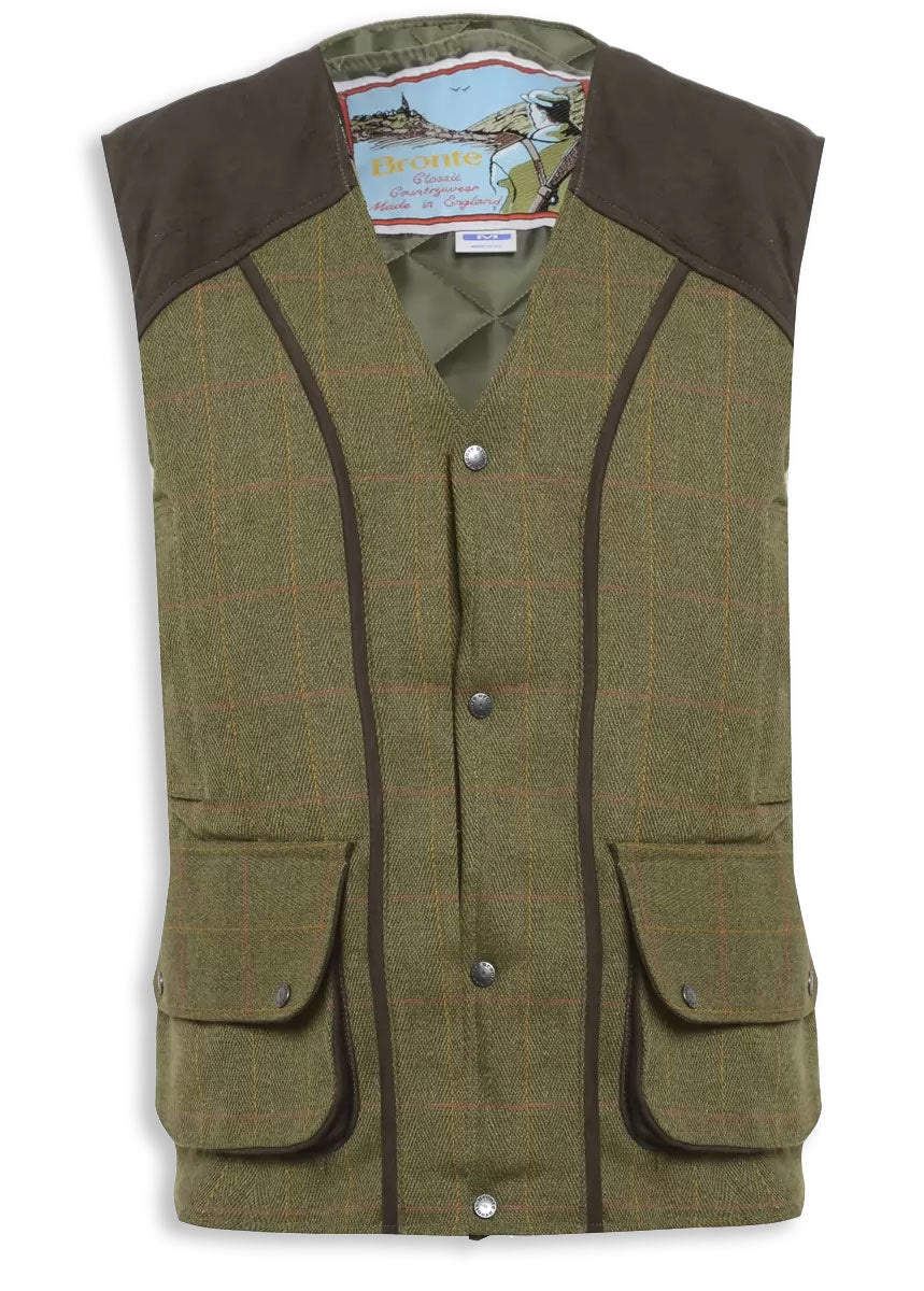 Dark Tweed Bronte Derby Tweed Field Waistcoat 