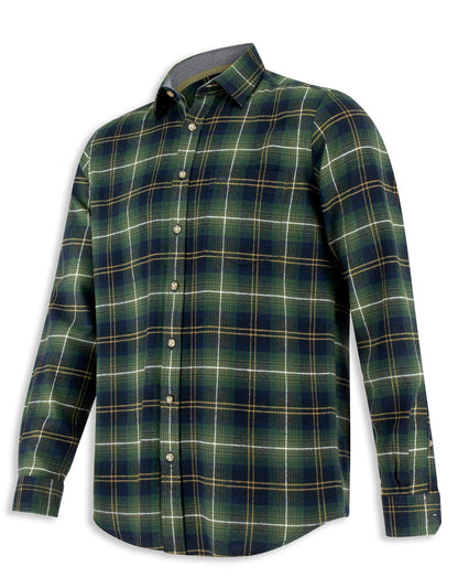Hoggs of Fife Pitmedden Tartan Check Shirt | Green
