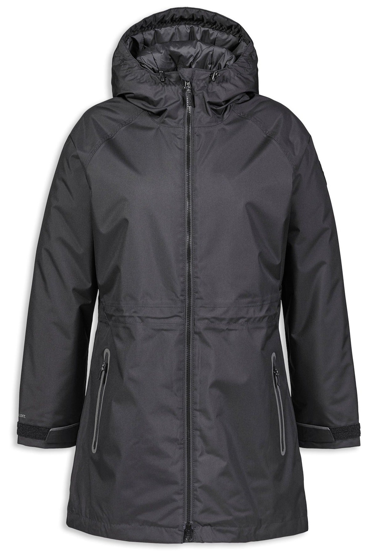 Black Musto Ladies Corsica Long Primaloft® Jacket 