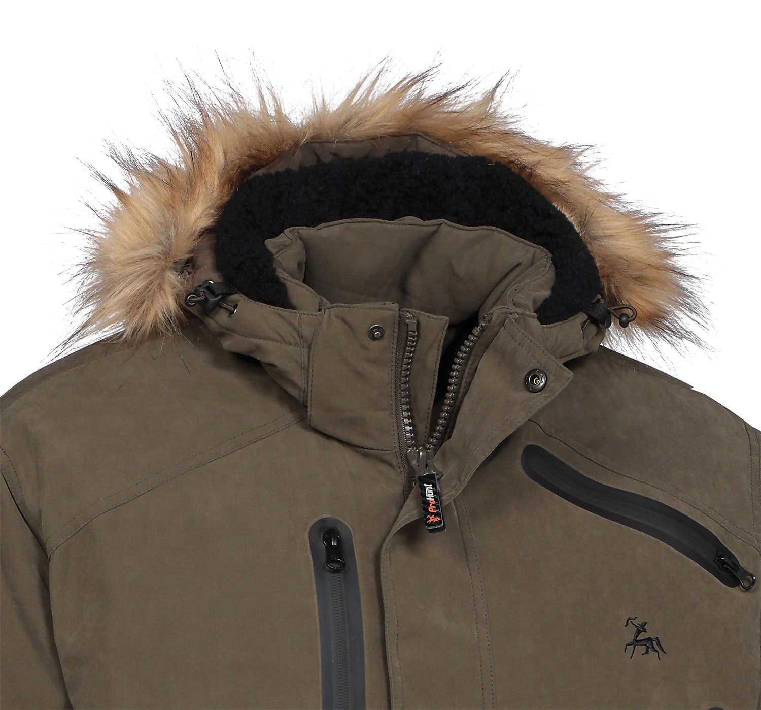 Fur trim hood Verney Carron Marco Polo Jacket