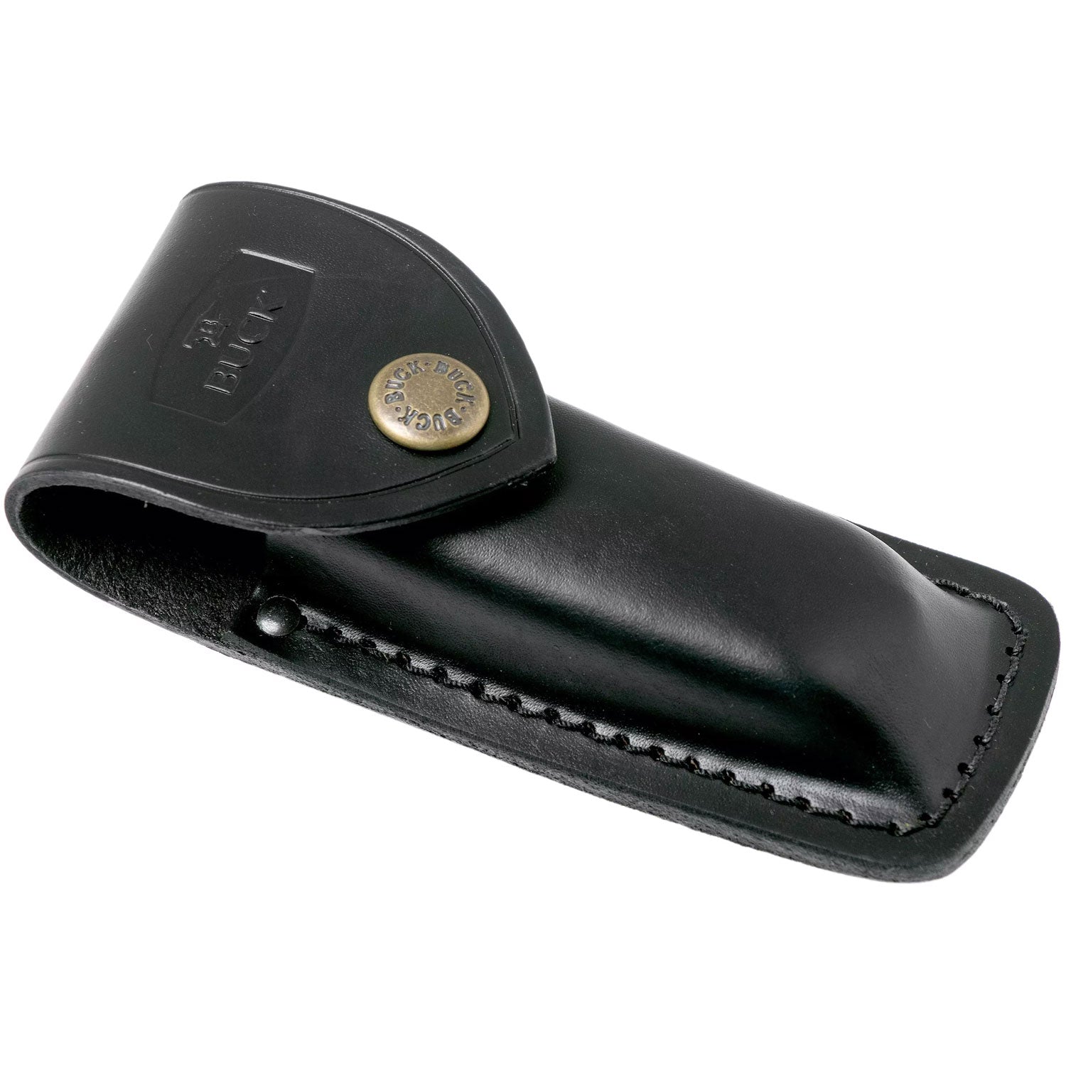 Black leather pouch