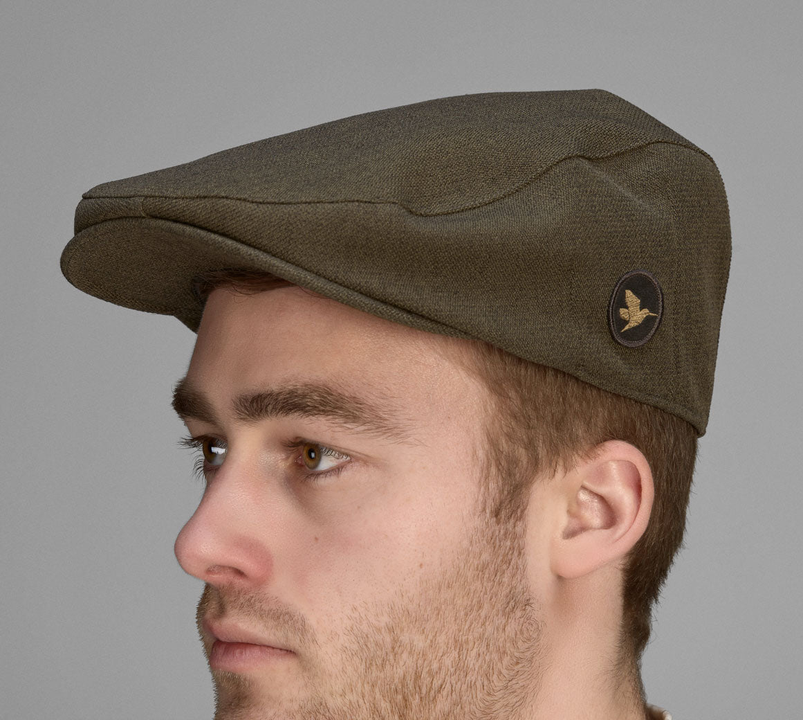 Waterproof Seeland Woodcock Advanced Flat Cap | Shaded Olive