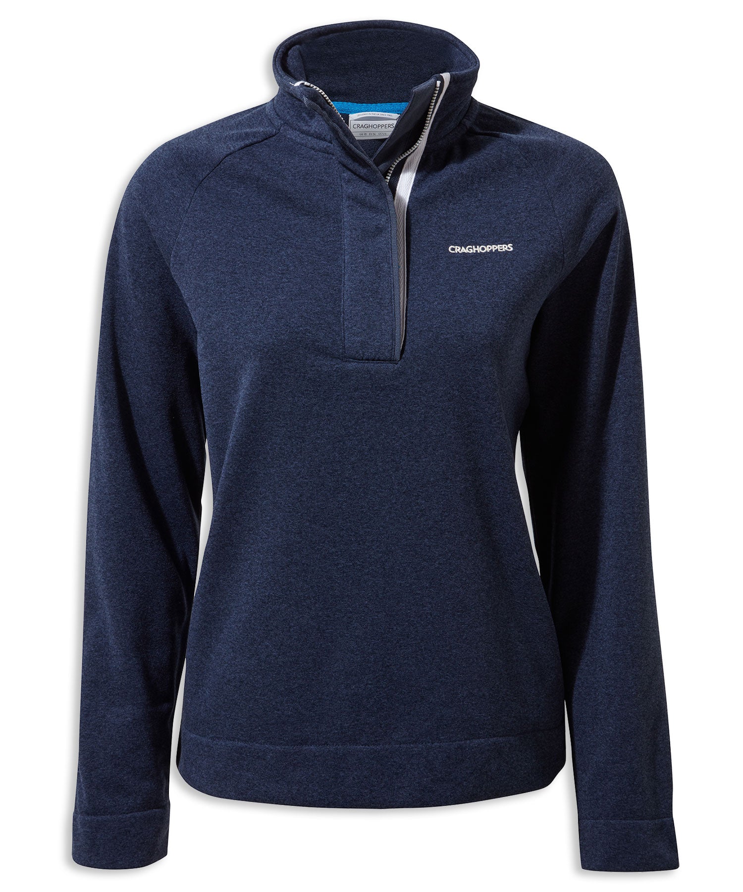 Blue Navy Craghoppers Ladies Helena Half Zip Fleece