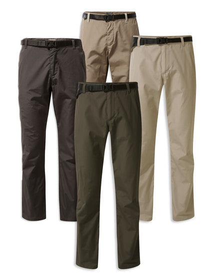 Craghoppers Kiwi Boulder Trousers in Bark, Pebble, Black Pepper and rubble