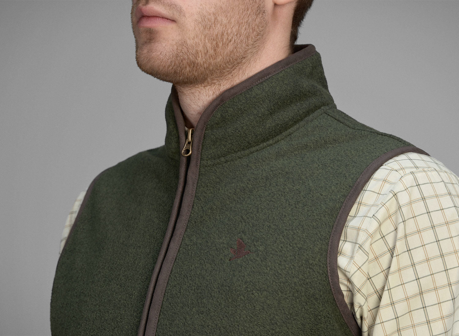 Classic Green Seeland Woodcock Fleece Waistcoat 