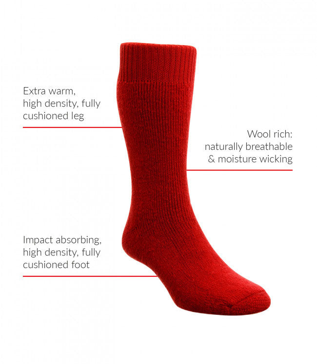 HJ Hall Rambler Cushioned Wool Sock 