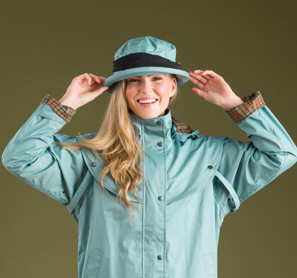 Smoke Blue Jack Murphy Malvern Heritage Rain Hat 