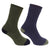 Dark Green/Dark Navy Hoggs of Fife Country Short Socks | Twin Pack