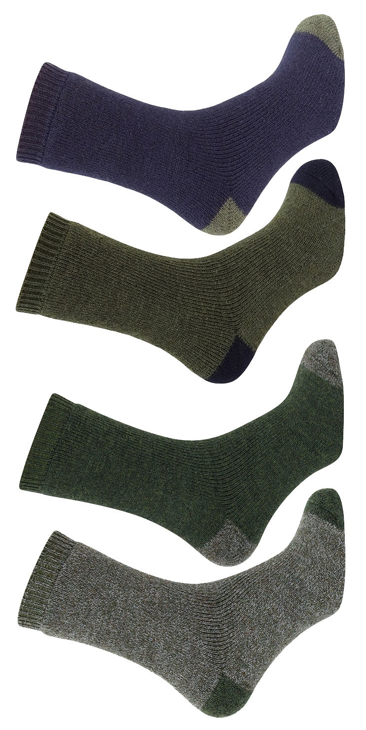 Hoggs of Fife Country Short Socks | Tweed/Loden, Dark green/Dark navy