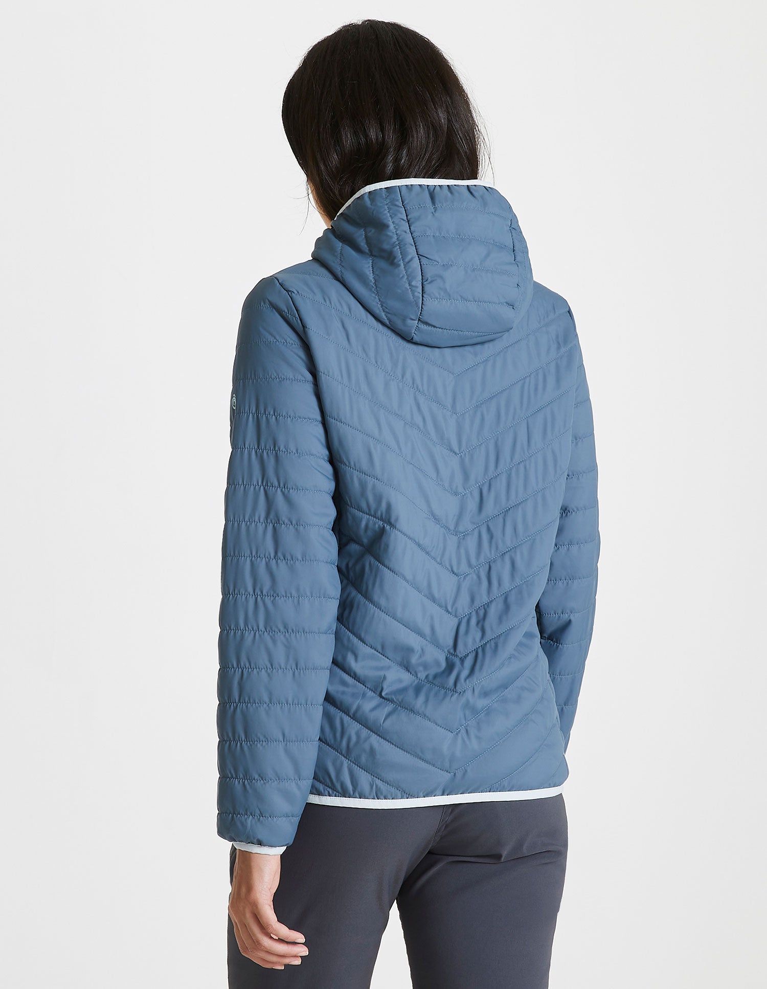 Prussian Blue / Aqua Mist Craghoppers Ladies Compresslite V Jacket