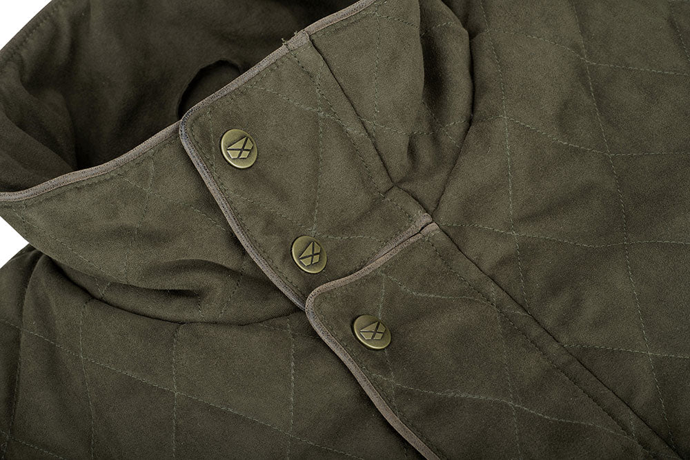 Faux suede trim Hoggs of Fife Thornhill Quilted Coat
