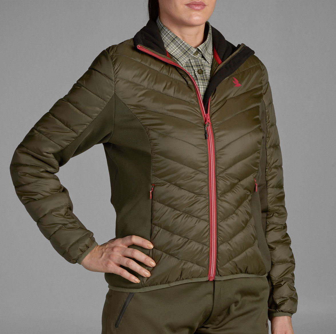 Stretch panels Seeland Hawker Baffle Quilt and Softshell Jacket