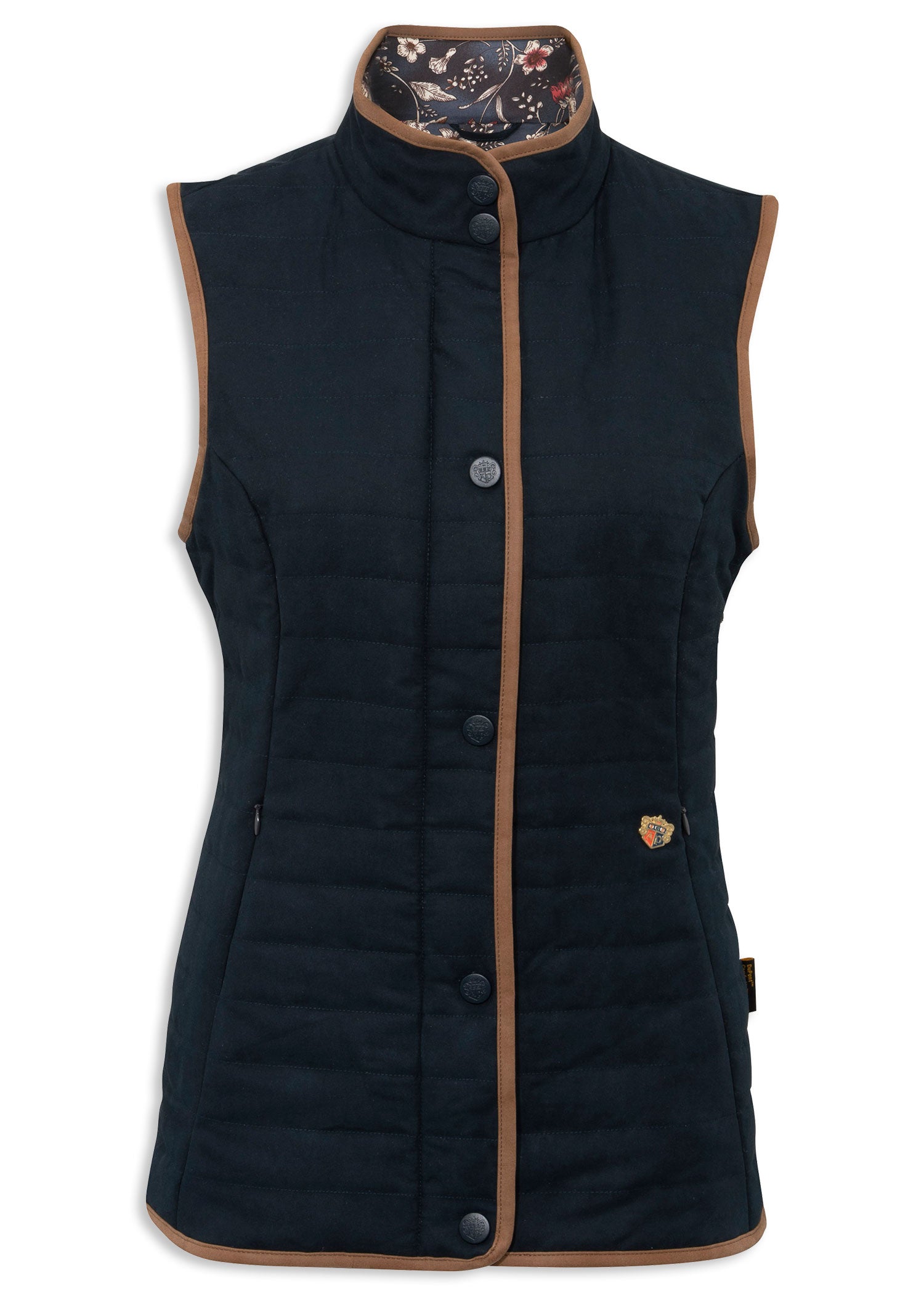 Alan Paine Ladies Felwell Quilted Gilet Navy